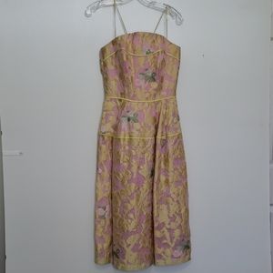 COPY - New Talbot Runhof Midi Spring Dress Size 8